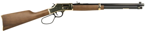 Henry H006GL Side Gate  44 Mag/44 Special 10+1 20" Blued Octagon Barrel, Polished Brass Rec, American Walnut Stock, Adj. Sight, Large Loop Lever                                                        