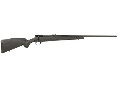 Weatherby VTX300NR4T Vanguard Obsidian Full Size 300 Win 3+1 24" Blued #2 Contour Threaded Barrel, Blued Drilled & Tapped Steel Receiver, Black Monte Carlo Synthetic Stock