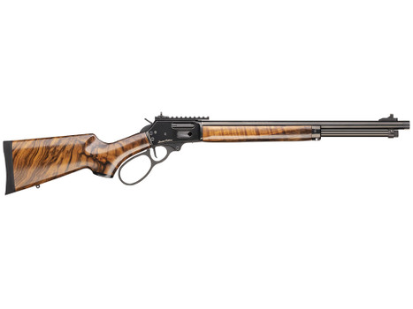 Smith & Wesson 14079 1854 44 Rem Mag 9+1 19.25" Black PVD Threaded Barrel, Black PVD Picatinny Rail Stainless Steel Receiver, Fixed Satin Walnut Stock, Large Loop