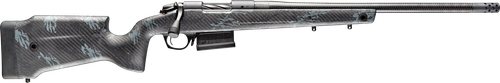 Bergara Rifles B14S751CF B-14 Crest 308 Win 5+1 20" Sniper Gray Cerakote #5 Contour Threaded Barrel, Sniper Gray Cerakote Steel Receiver, Black & Gray Sponge Fixed Carbon Fiber Stock                  