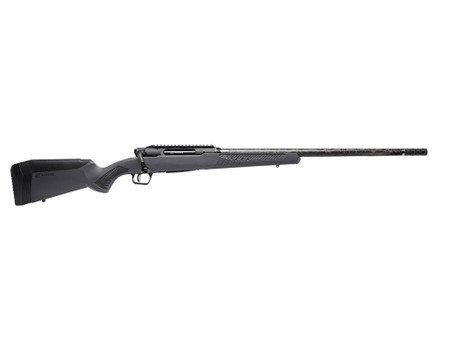 Savage Arms 57896 Impulse Mountain Hunter 300 WSM 2+1 24" Carbon Fiber Threaded Barrel, Black Aluminum Receiver w/Picatinny Rail, Gray AccuStock Synthetic Stock, Ambidextrous