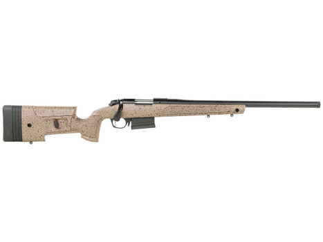 Bergara Rifles B14LM358C B-14 HMR 300 PRC 5+1 26" Graphite Black Cerakote Barrel, Black Speckled Brown Molded w/Mini-Chassis, Adjustable LOP & Cheek Piece Stock