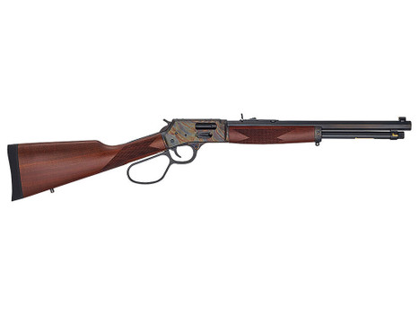 Henry H012GMRCC Big Boy Side Gate Full Size 38 Special/357 Mag 7+1 16.50" Blued Octagon Barrel, Color Case Hardened Steel Receiver, American Walnut Stock Right Hand