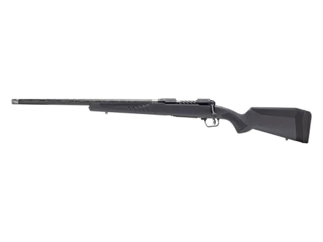 Savage Arms 57713 110 UltraLite Full Size 308 Win 4+1 22" Carbon Fiber Threaded Barrel Black Melonite Drilled & Tapped Stainless Steel Receiver Adj AccuStock Matte Gray Synthetic Stock, Left Hand