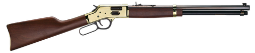 Henry H006G Side Gate  44 Mag/44 Special 10+1 20" Blued Octagon Barrel, Polished Brass Rec, American Walnut Stock, Adj. Sight                                                                           