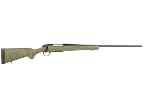 Bergara Rifles B14LM102C B-14 Hunter 7mm Rem Mag 3+1 24", Graphite Black Cerakote Barrel, SoftTouch Speckled Green Stock
