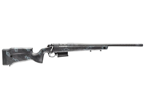 Bergara Rifles B14SM759CF B-14 Crest 6.5 PRC 3+1 20" Sniper Gray Cerakote #5 Contour Threaded Barrel, Sniper Gray Cerakote Steel Receiver, Black & Gray Sponge Fixed Carbon Fiber Stock