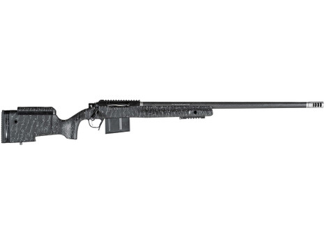 Christensen Arms 8010400300 BA Tactical Long Range 338 Lapua Mag 3+1 27" Carbon Fiber Barrel, Black Nitride Finish, Black with Gray Webbing Stock