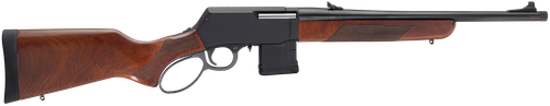 Henry H023300 Supreme  300 Blackout 10+1 16.50" Blued Threaded Barrel, Black Hardcoat Anodize Drilled & Tapped Aluminum Receiver, Fixed American Walnut Stock, Ambidextrous                             