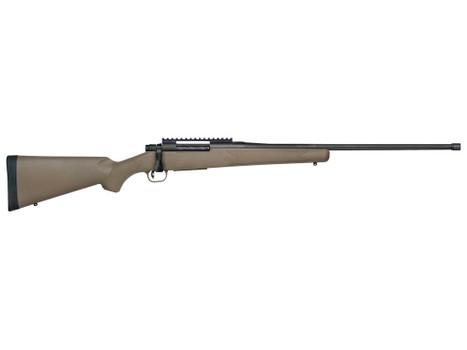 Mossberg 28170 Patriot Predator 7mm PRC 3+1 24" Matte Blued Threaded Barrel, Matte Blued Picatinny Rail Stainless Steel Receiver, Fixed Flat Dark Earth Synthetic Stock, Right Hand