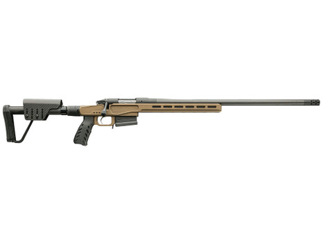 Bergara Rifles BPR37308 Premier MgLite Full Size 308 Win Mag 5+1 22" Carbon Fiber CURE Carbon Fiber Barrel, Graphite Black Cerakote Steel Receiver, Flat Dark Earth XLR Folding Chassis