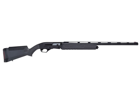 Savage Arms 57602 Renegauge Field Full Size 12 Gauge Semi-Auto 3" 4+1 28" Black Melonite Fluted Vent Rib Barrel, Matte Black Aluminum Receiver, Adjustable Matte Gray Synthetic Stock, Right Hand