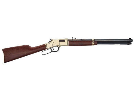 Henry H006M41 Big Boy Classic Full Size 41 Rem Mag 10+1 20" Blued Octagon Barrel, Polished Brass Receiver, American Walnut Stock Right Hand