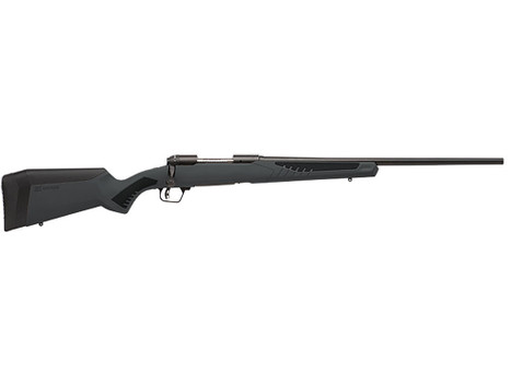 Savage Arms 57173 110 Hunter Full Size 6.5 Creedmoor 4+1 24" Matte Black Button-Rifled Barrel, Matte Black Drilled & Tapped Carbon Steel Receiver, Adj AccuStock Matte Gray Synthetic Stock, Right Hand