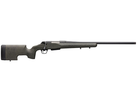 Winchester Guns 535732299 XPR SR 6.8 Western Caliber with 3+1 Capacity, 24" Threaded Barrel, Black Perma-Cote Metal Finish & Black Webbed Green Grayboe Renegade Long Range Stock Right Hand (Full Size)