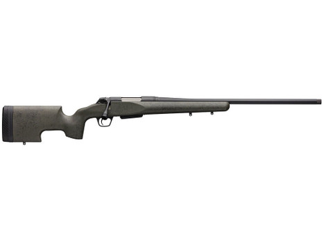 Winchester Guns 535732299 XPR SR 6.8 Western Caliber with 3+1 Capacity, 24" Threaded Barrel, Black Perma-Cote Metal Finish & Black Webbed Green Grayboe Renegade Long Range Stock Right Hand (Full Size)