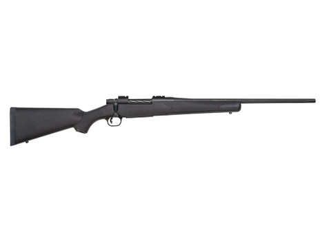 Mossberg 27884 Patriot Full Size 270 Win 5+1 22" Matte Blued Fluted Barrel, Drilled & Tapped Matte Blued Stainless Steel Receiver, Fixed Synthetic Stock, Right Hand