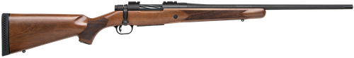 Mossberg 27841 Patriot  Full Size 22-250 Rem 5+1 22" Matte Blued Fluted Barrel, Drilled & Tapped Matte Blued Stainless Steel Receiver, Walnut Fixed Stock, Right Hand                                   