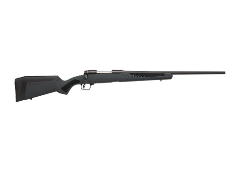 Savage Arms 57039 110 Hunter Full Size 270 Win 4+1 22" Matte Black Button-Rifled Barrel, Matte Black Drilled & Tapped Carbon Steel Receiver, Adj AccuStock Matte Gray Synthetic Stock, Right Hand