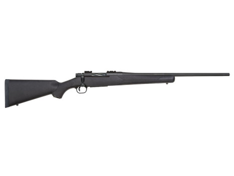Mossberg 28085 Patriot Full Size 350 Legend 4+1 22" Matte Blued Fluted Barrel, Drilled & Tapped Matte Blued Stainless Steel Receiver, Black Fixed Synthetic Stock, Right Hand