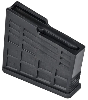 Barrett 18897 MRAD Replacement Magazine 5rd 416 Barrett Black Polymer                                                                                                                                   