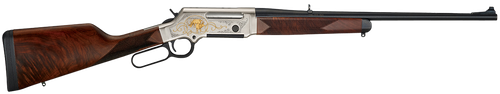 Henry H014WL308 Long Ranger Wildlife Full Size 308 Win 4+1 20" Blued Steel Barrel, Engraved Nickel-Plated w/24K Gold Inlay Steel Receiver, American Walnut Stock Right Hand                             