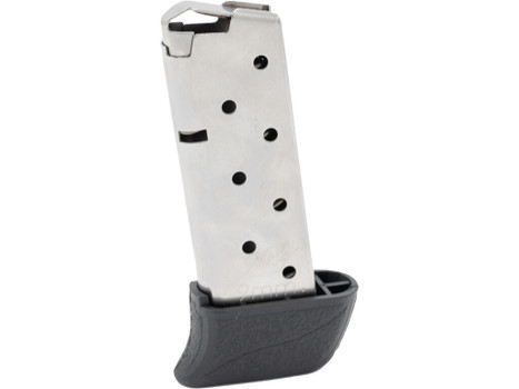 Kimber Mfg, Inc 1200848A Micro 9 8rd Extended 9mm Luger Silver Stainless Steel