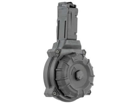 ProMag DRMA21 Standard 50rd Drum 9mm Luger Fits Sig MPX Black DuPont Zytel Polymer