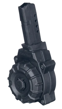 ProMag DRMA34 Standard  30rd Drum 9mm Luger Compatible w/ Glock 43 Black DuPont Zytel Polymer                                                                                                           