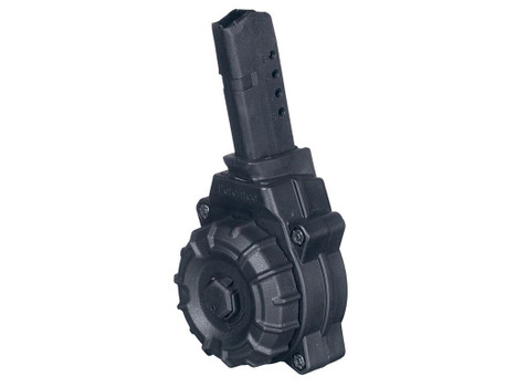 ProMag DRMA34 Standard 30rd Drum 9mm Luger Compatible w/ Glock 43 Black DuPont Zytel Polymer