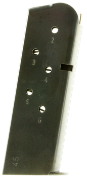 Magnum Research MAG1911456 1911  Black Detachable 6rd 45 ACP                                                                                                                                            
