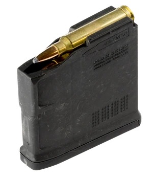 Magpul MAG698BLK PMAG Magnum 5rd AICS 257 Wthby Mag/300 Win Mag/270 Wthby Mag/264 Win Mag/7mm Rem Fits Bolt Action Rifles/Long Action Black Polymer                                                     