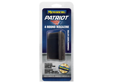 Mossberg 95347 Drop Box Magazine Patriot 5rd 6.5 Creedmoor/308 Win/7mm-08 Rem/243 Win Fits Mossberg 4x4 Short Action Black Polymer