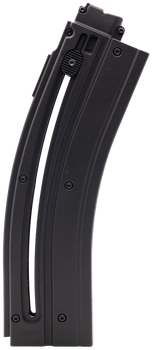Hammerli Arms 576630 OEM Replacement Magazine 30rd 22 LR Fits Hammerli Tac R1C Black Steel                                                                                                              