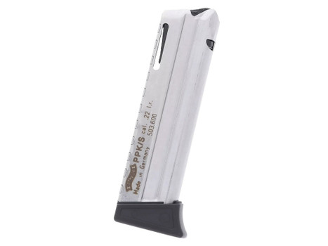 Walther Arms 503600 PPK/S 10rd 22 LR Nickel Polymer