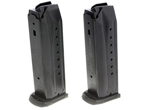 Ruger 90449 SR9C Value Pack 17rd Magazine Fits Ruger SR/SRc/9E 9mm Luger Blued 2 Pack