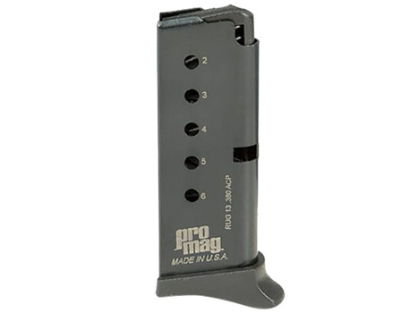 ProMag RUG13 Ruger LCP 6rd 380 ACP Blued Steel