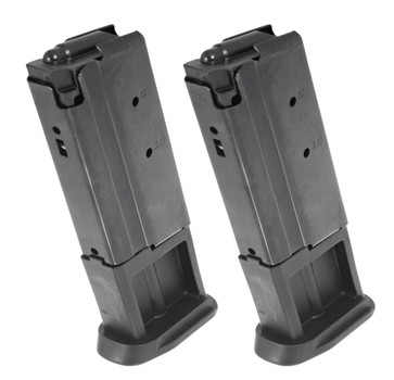 Ruger 90712 Ruger-5.7 Value Pack 10rd 5.7x28mm Fits Black Oxide Steel 2 Per Pack                                                                                                                        