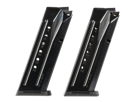 Ruger 90684 Security-9 Value Pack 15rd 9mm Luger Black Oxide Steel 2 Per Pack