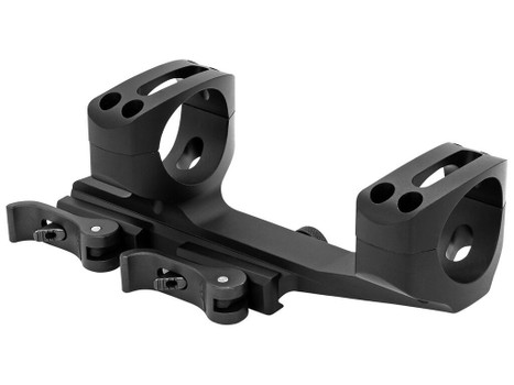 Warne QDXSKEL30TW Skeletonized Scope Mount/Ring Combo Quick Detach Black Anodized 30mm Tube MSR Ultra High Rings