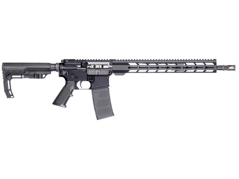 Patriot Ordnance Factory 02315 P-15 Base 5.56 NATO 30+1 16.50" Black Anodized A2 Style Grip