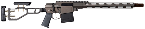 Q LLC FIX8616INRIFLEBLK The Fix  8.6 Blackout 10+1 16" Tapered Threaded Barrel, Gray, Fully Adj. Folding Stock, Magpul K Grip, 15" Q-Sert Handgaurd, AR-10/SR-25 Mag, Cherry Bomb Brake, Ambi Controls  