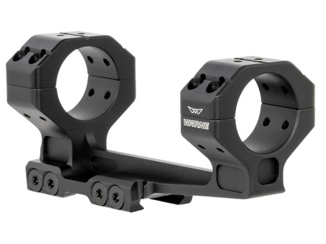 Warne 781820MOA Precision Cantilever Mount Scope Mount/Ring Combo Black Anodized 30mm 20 MOA