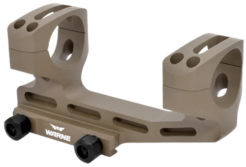 Warne LRSKEL1DE Skeletonized Scope Mount/Ring Combo Extended Dark Earth Aluminum 1" Tube MSR 20 MOA                                                                                                     