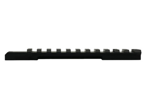 Weatherby J010001 Picatinny Rail Black Aluminum Weatherby Mark V Weaver Mount Magnum 9-Lug Action 20 MOA