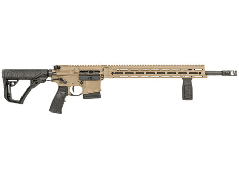 Daniel Defense 0212811090055 DDM4 V7 Pro *CA Compliant 5.56x45mm NATO 18" 10+1, FDE Rec, Black OEM Overmolded Stock & Grip, Geissele Trigger