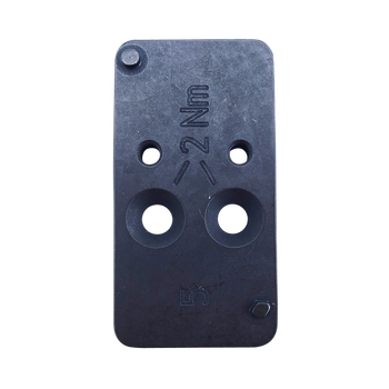 HK 50254265 Optic Plate #5 Black Steel, Fits HK VP9 OR Burris/Vortex Pattern Footprint Mount                                                                                                            