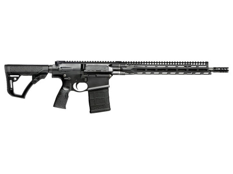 Daniel Defense 0215707258055 DD5 V3 *CA Compliant 7.62x51mm NATO 16" 10+1 Black Hard Coat Anodized Black Phosphate 6 Position w/SoftTouch Overmolding Stock Black Polymer Grip