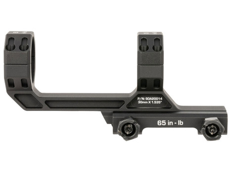 Sig Sauer Electro-Optics SOA20014 Alpha MSR Scope Mount/Ring Combo Black Anodized Aluminum 30mm Tube, 1913 Picatinny Rail Mount