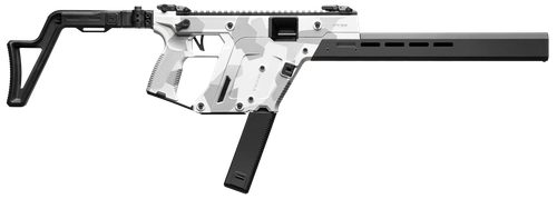 Kriss USA KV453CAD00 Vector CRB Gen3 45 ACP 30+1 16" Black Nitride Threaded Barrel, Arctic Delta Cerakote Receiver w/Picatinny Rail, M-LOK Handguard, Adjustable Folding Black Stock, White Polymer Grip
